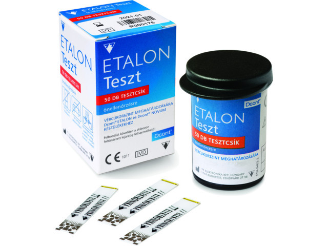 Image of Dcont Etalon Vércukor Tesztcsík - 50 db